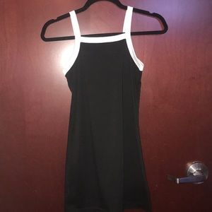 cotton, slightly high neck, form fitting